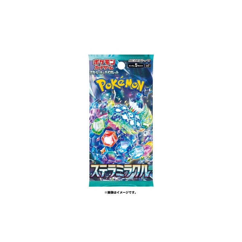 POKEMON TCG STELLA MIRACLE BOOSTER - BUSTINA DA 5 CARTE JAP