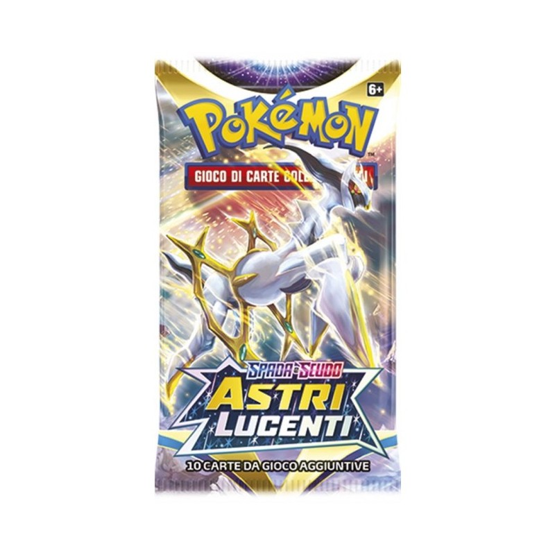 BUSTINA DA 10 CARTE DI ASTRI LUCENTI POKEMON