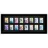 GBEYE - TRADING CARD COLLECTOR FRAME PER 16 CARTE POKEMON - ONE PIECE (30.5x76cm)