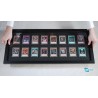 GBEYE - TRADING CARD COLLECTOR FRAME PER 16 CARTE POKEMON - ONE PIECE (30.5x76cm)