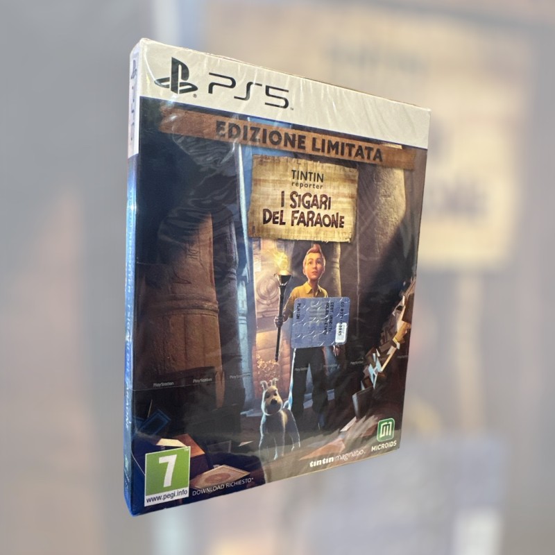 TINTIN REPORTER - I SIGARI DEL FARAONE - LIMITED EDITION PER PS5 NUOVO