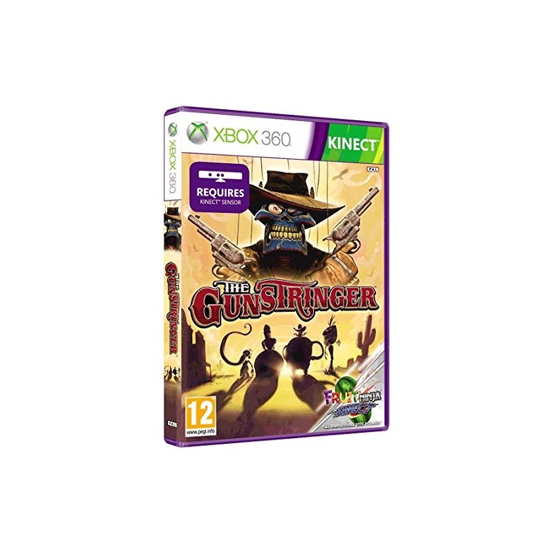 THE GUNSTRINGER + FRUIT NINJA PER XBOX 360 USATO - GIOCO MULTILINGUA RICHIEDE KINECT