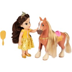 BELLE E PHILIPPE PLAYSET DOLL DISNEY JAKKS PACIFIC DA 15 CM