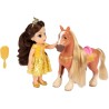 BELLE E PHILIPPE PLAYSET DOLL DISNEY JAKKS PACIFIC DA 15 CM