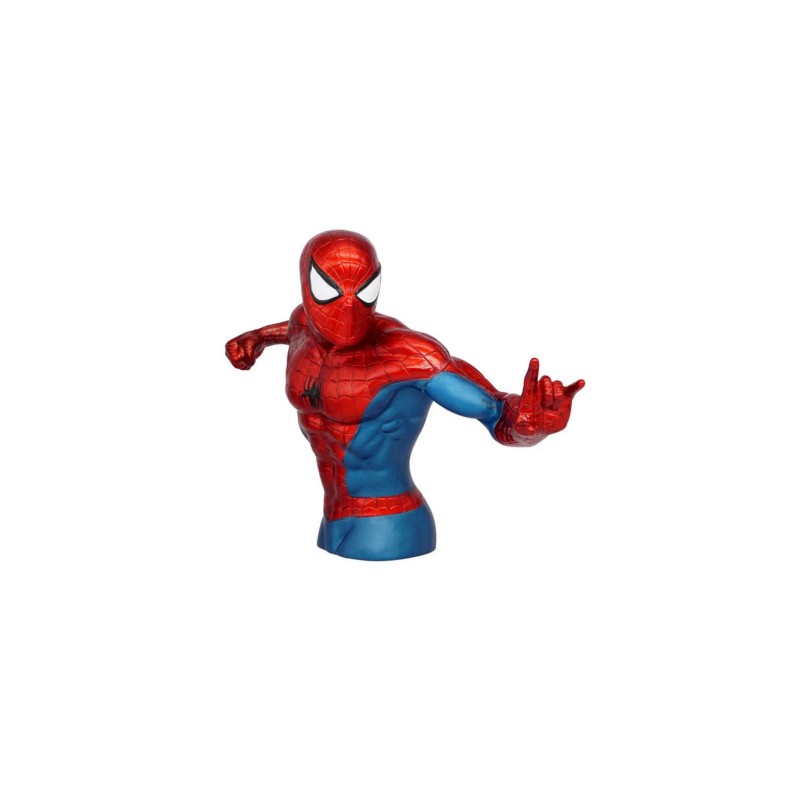 SPIDERMAN BUSTO DA 19 CM MARVEL SALVADANAIO COIN BANK