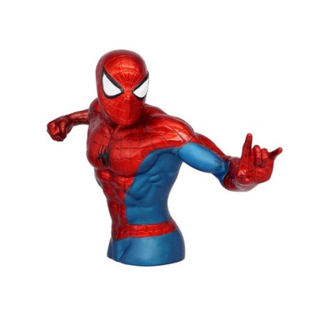 SPIDERMAN BUSTO DA 19 CM MARVEL SALVADANAIO COIN BANK