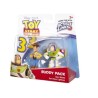 DISNEY PIXAR TOY STORY BUZZ LIGHTYEAR E WOODY ACTION FIGURE 6 CM