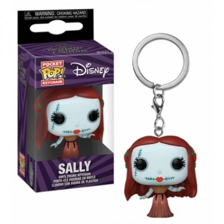 SALLY DI NIGHTMARE BEFORE CHRISTMAS DISNEY FUNKO MINI POCKET KEYCHAIN