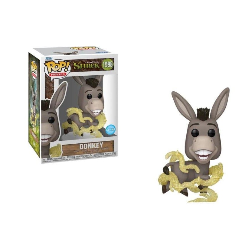 CIUCHINO DI SHREK 30TH ANNIVERSARY DONKEY FUNKO POP 1598 GLITTER