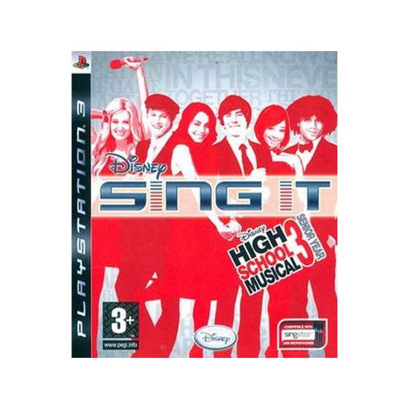 DISNEY SING IT HIGH SCHOOL MUSICAL 3 PER PS3 NUOVO