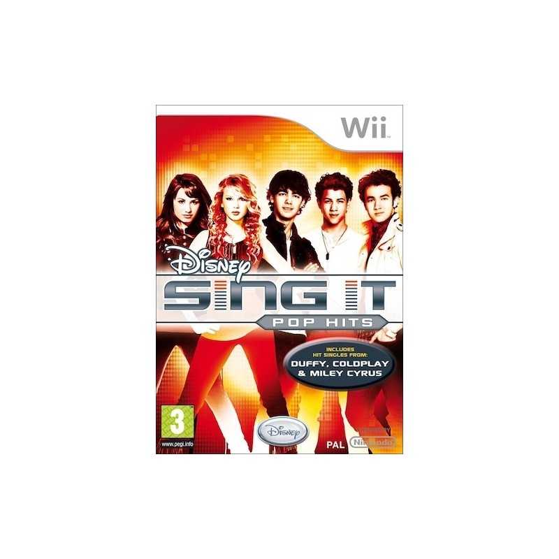 DISNEY SING IT POP HITS PER NINTENDO WII USATO