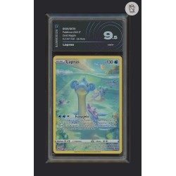 LAPRAS DI POKEMON CARTA GRADATA 9.5 ITA IN CASE RIGIDO AI GRADING + CERTIFICATO DIGITALE