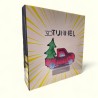 LAMPADA A LED AUTO DI NATALE TUNNEL 3D - ALIMENTAZIONE TRAMITE CAVO INCLUSO O N. 3 BATTERIE AAA NON INCLUSE