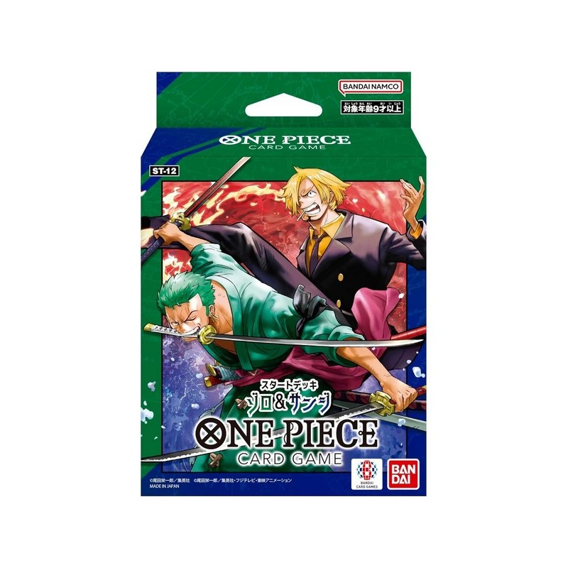 STARTER DECK ZORO & SANJKI ST-12 JAPANESE