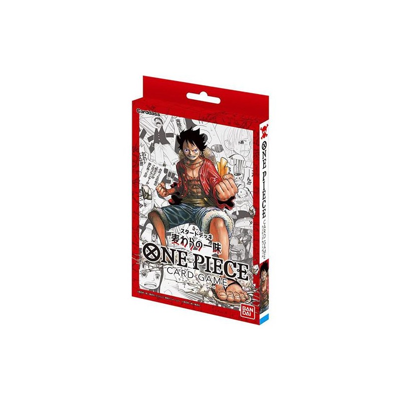 STARTER DECK EQUIPAGGIO DI CAPPELLO DI PAGLIA MONKEY D. LUFFY ST-01 JAPANESE