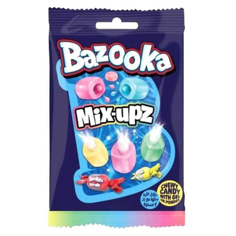 BAZOOKA MIX-UPZ CHEWY CANDY CON GEL O POLVERE FRIZZANTE