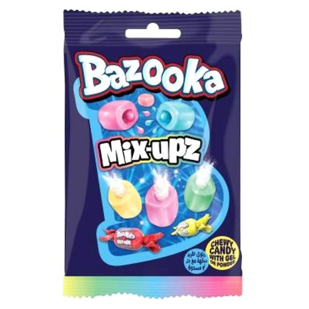 BAZOOKA MIX-UPZ CHEWY CANDY CON GEL O POLVERE FRIZZANTE