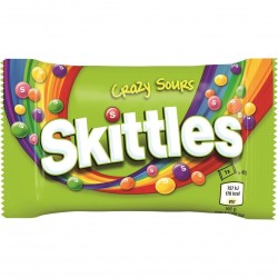 SKITTLES CRAZY SOURS DA 38 GR