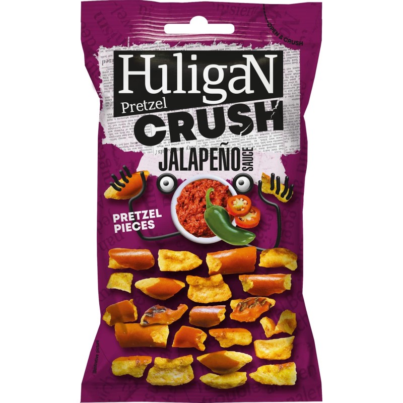 HULIGAN PRETZEL CRUSH AL JALAPENO DA 65 GR