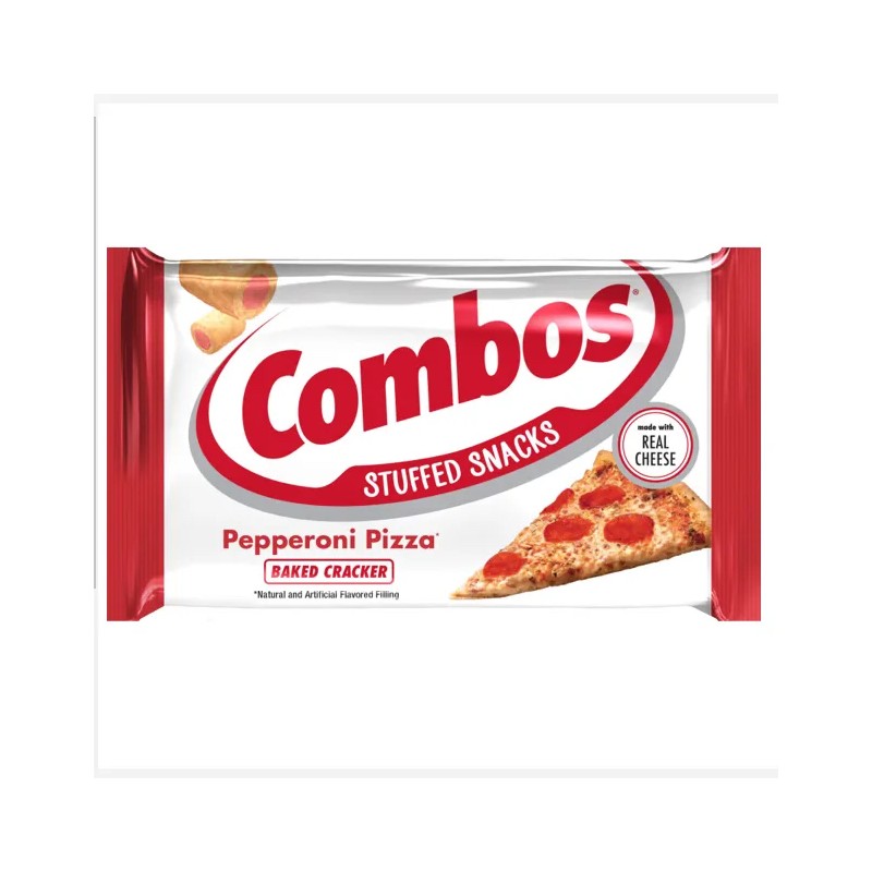 COMBOS STUFFED CRACKER - PEPPERONI PIZZA FLAVOUR DA 51 GR