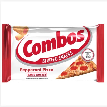 COMBOS STUFFED CRACKER - PEPPERONI PIZZA FLAVOUR DA 51 GR