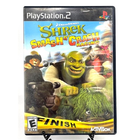 SHREK SMASH N' CRASH RACING PER PS2 USATO (COPERTINA STAMPATA)