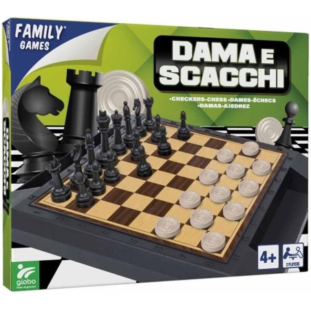 DAMA E SCACCHI FAMILY GAMES GIOCO DA TAVOLA