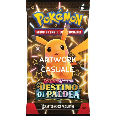 BUSTINA DA 10 CARTE DI DESTINO DI PALDEA POKEMON