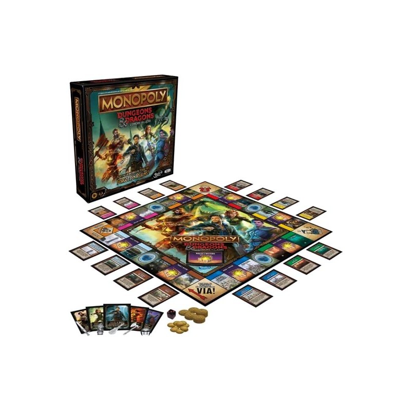 MONOPOLY DUNGEONS & DRAGONS L'ONORE DEI LADRI GIOCO DA TAVOLA