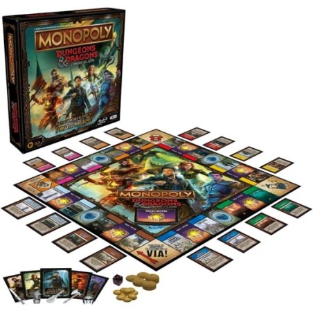 MONOPOLY DUNGEONS & DRAGONS L'ONORE DEI LADRI GIOCO DA TAVOLA