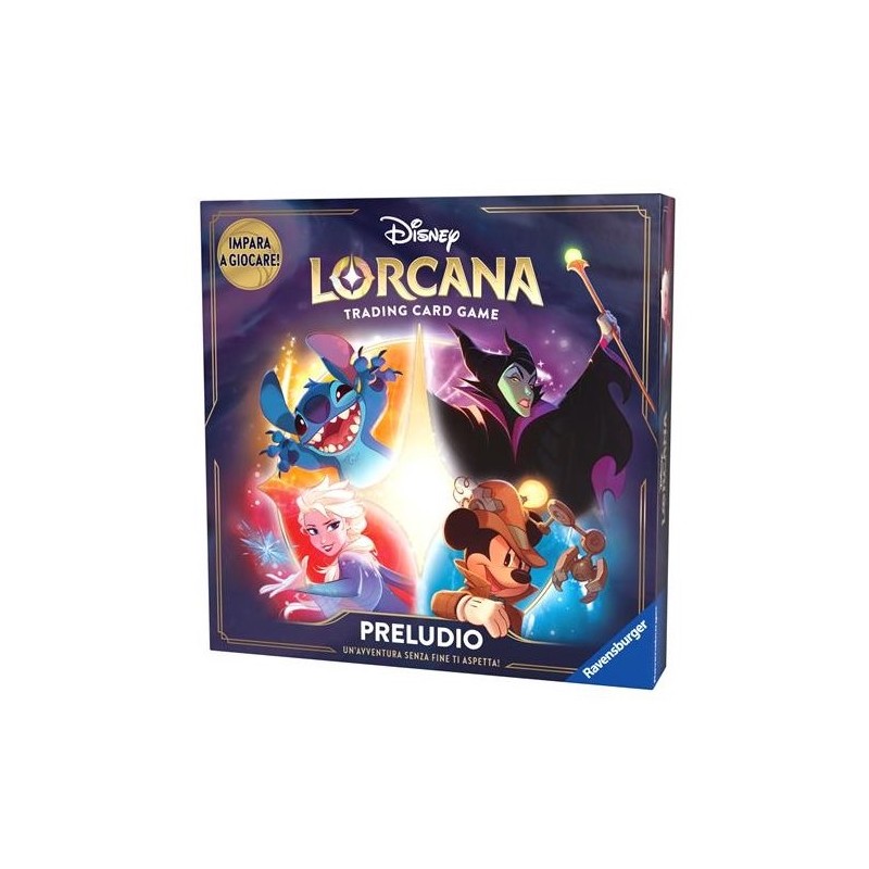 DISNEY LORCANA TCG: PRELUDIO - STARTER KIT GIOCO DI CARTE