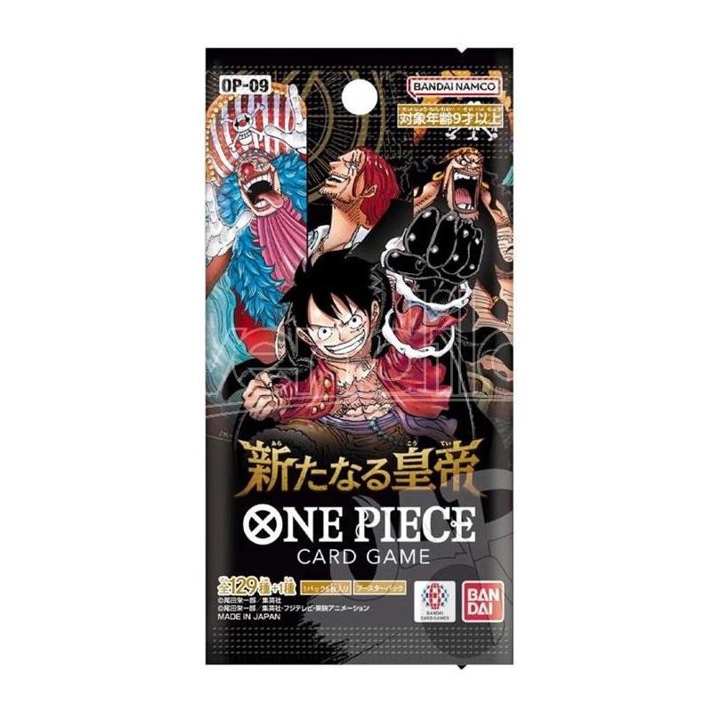 ONE PIECE CARD GAME OP-09 THE FOUR EMPEROR - N.1 BUSTINA DA 6 CARTE JAP