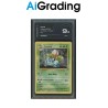 IVYSAUR DI POKEMON CARTA GRADATA 9.5 ENG IN CASE RIGIDO AI GRADING + CERTIFICATO DIGITALE