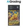 PIKACHU V SWSH061 DI POKEMON CARTA GRADATA 9 ITA IN SLEEVE MORBIDA AI GRADING + CERTIFICATO DIGITALE