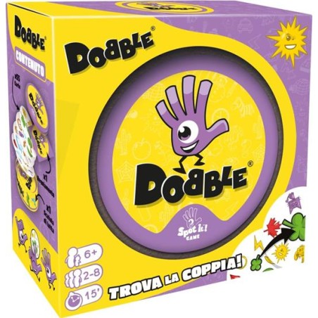 DOBBLE ECO-SLEEVE - DIVERTENTE GIOCO DA TAVOLO PER TUTTA LA FAMIGLIA DA 2-8 GIOCATORI