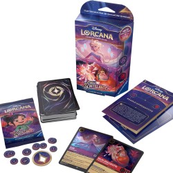 DISNEY LORCANA TCG CIELI SCINTILLANTI GIOCO DI CARTE DA COLLEZIONARE JCC DECK AVVIO AMETISTA & RUBINO