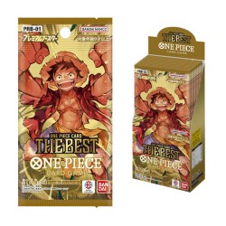 ONE PIECE CARD: THE BEST PRB-01- N.1 BOX DA N.10 BUSTINE