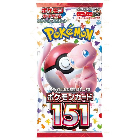 POKEMON TCG 151 BOOSTER - BUSTINA DA 7 CARTE KOREAN