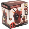 PORTA PENNE MASCHERA DEADPOOL PORTA PIANTA UFFICIALE MARVEL ACCESSORIO DA SCRIVANIA