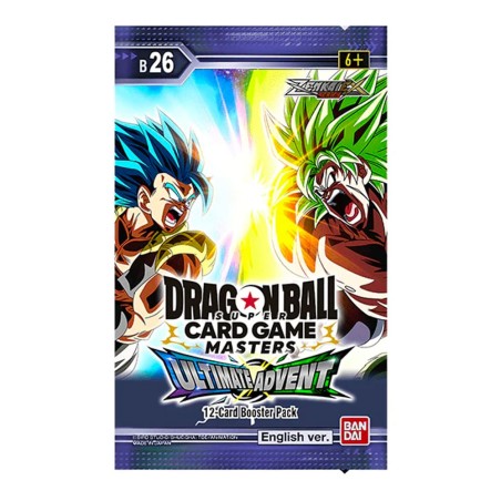 DRAGON BALL SUPER CARD GAME ULTIMATE ADVENT - N.1 BUSTINA DA 12 CARTE ENG