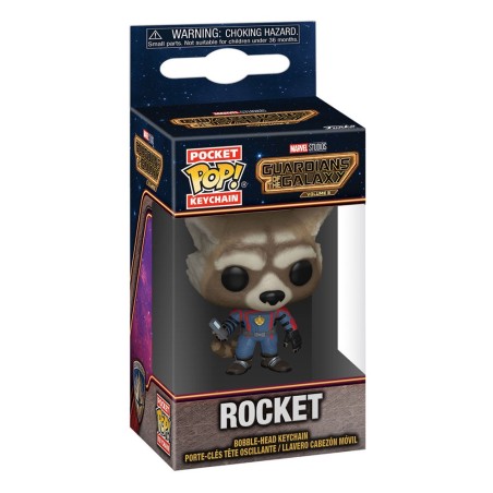 ROCKET DI GUARDIANI DELLA GALASSIA VOL.2 PORTACHIAVE MINI FUNKO POP