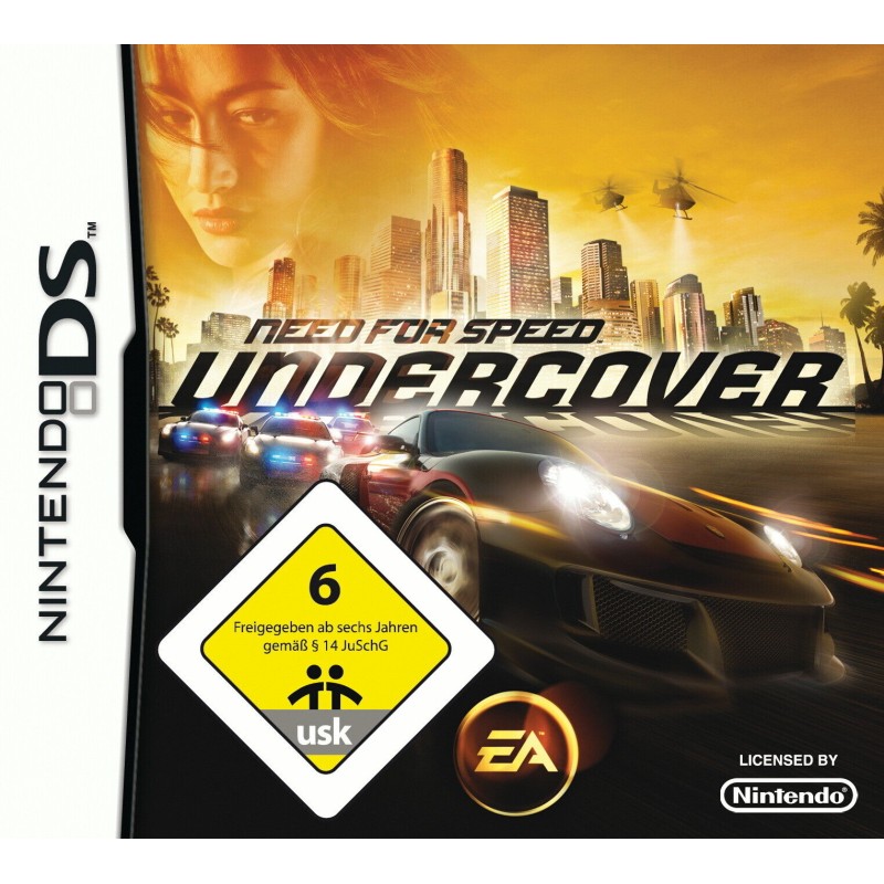 NEED FOR SPEED UNDERCOVER PER NINTENDO DS USATO -COPERTINA STAMPATA