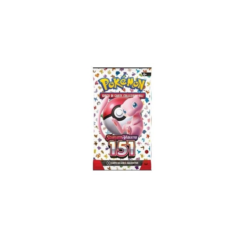 BUSTINA DA 10 CARTE DI POKEMON 151 EDIZIONE ITALIANA