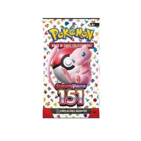 BUSTINA DA 10 CARTE DI POKEMON 151 EDIZIONE ITALIANA