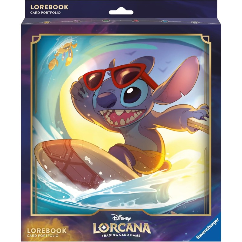 DISNEY LORCANA: PRIMO CAPITOLO RACCOGLITORE PER CARTE - STITCH