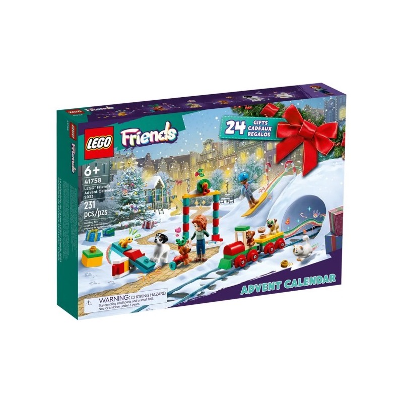 LEGO FRIENDS CALENDARIO DELL'AVVENTO 2023 CON 24 REGALI A SORPRESA INCLUSE MINI BAMBOLINE