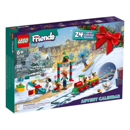 LEGO FRIENDS CALENDARIO DELL'AVVENTO 2023 CON 24 REGALI A SORPRESA INCLUSE MINI BAMBOLINE