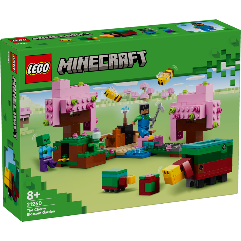 LEGO MINECRAFT THE CHERRY BLOSSOM GARDEN 21260