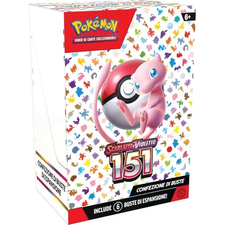 CONFEZIONE DI BUSTE DELL’ESPANSIONE SCARLATTO E VIOLETTO - 151 DEL GCC POKÉMON