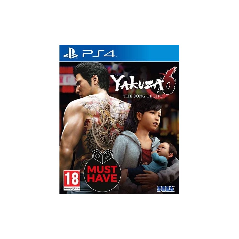 YAKUZA 6 THE SONG OF LIFE PER PS4 USATO